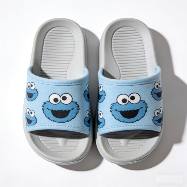 Blue Monster Slippers