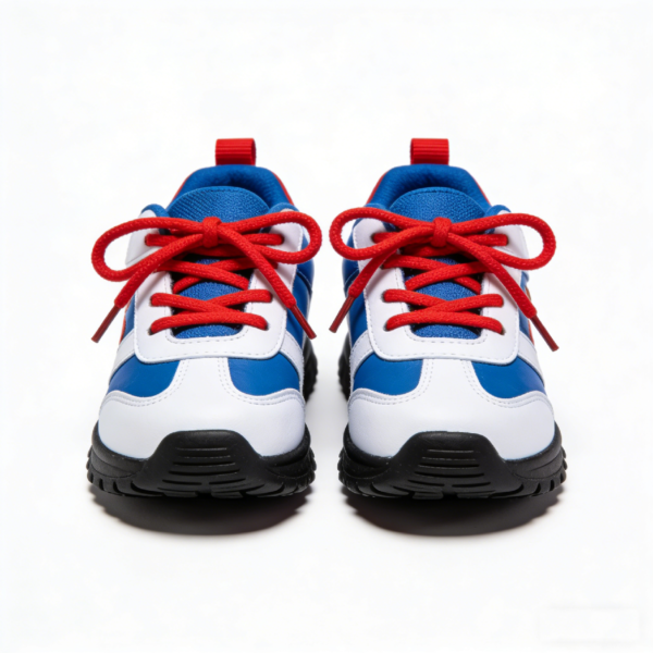 Blue White Red Colorblock Sneakers