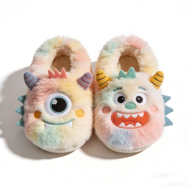 Cute Colorful Monster Slippers