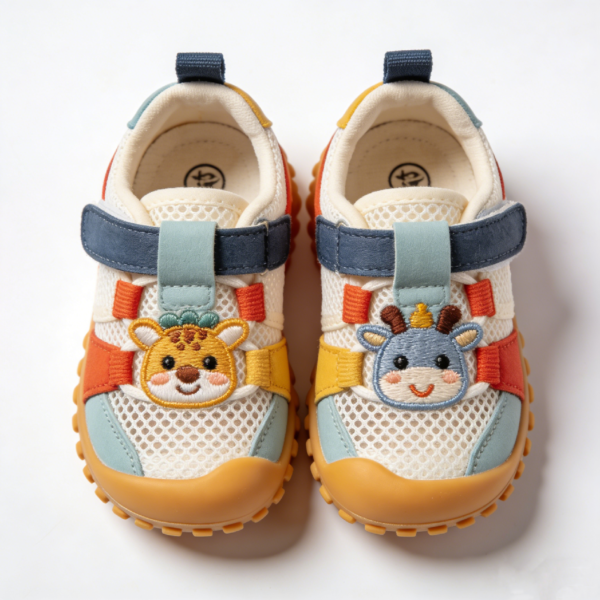 Deer and Cow Baby Canvas Shoes