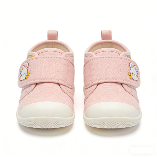Pink Bunny First Walker Shoes