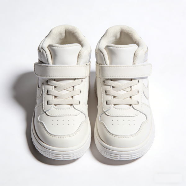 White High-Top Skate Shoes
